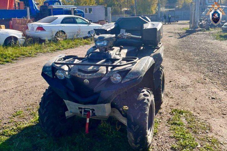 Снегоболотоход. Фото пресс-службы СУ СКР по Иркутской области