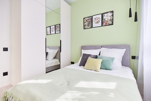 Однокомнатная квартира с ремонтом в светлых тонах