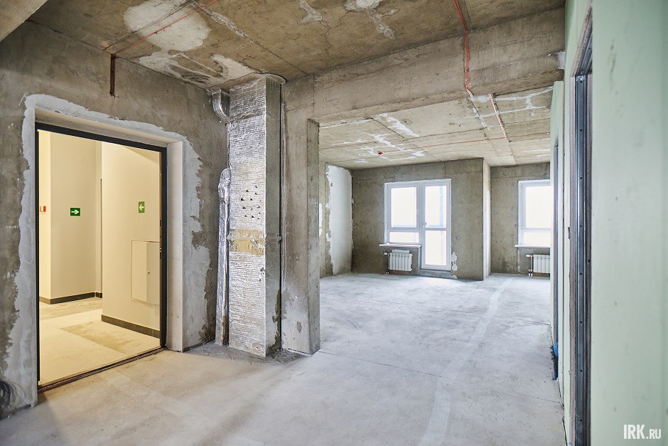 Квартира с черновой отделкой