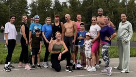 Совместная пробежка по центру Иркутска