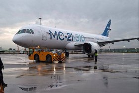 Самолет МС-21. Фото из телеграм-канала корпорации «Яковлев»
