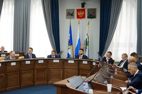 Депутатские слушания. Фото пресс-службы думы Иркутска