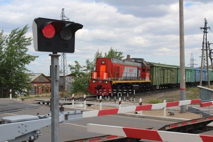 Переезд. Фото из телеграм-канала Восточно-Сибирской желеной дороги