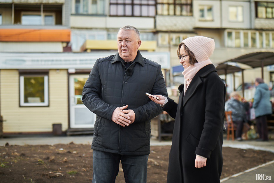 Василий Донских и журналист IRK.ru Марина Палеева
