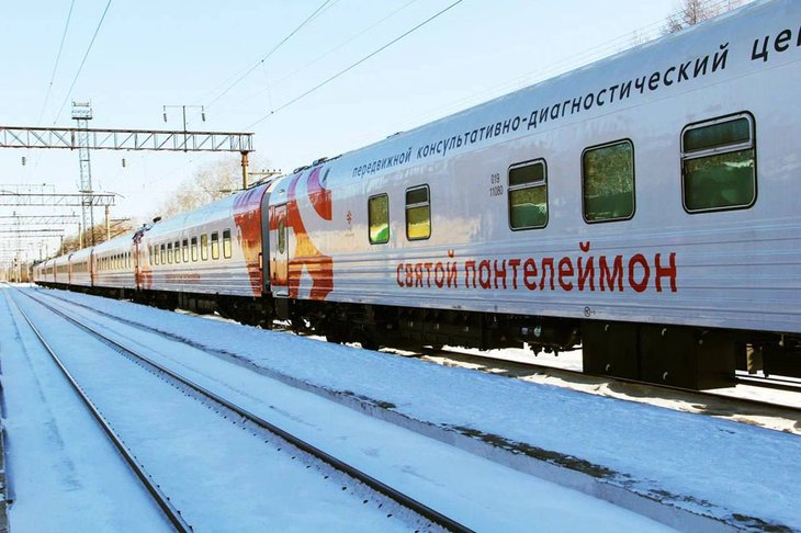 Поезд «Святой Пантелеймон». Фото с сайта правительства Иркутской области