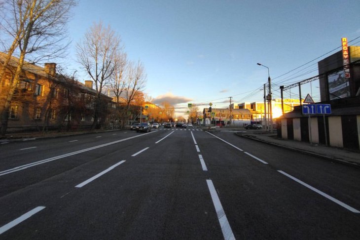 Улица Баррикад. Фото пресс-службы администрации Иркутска