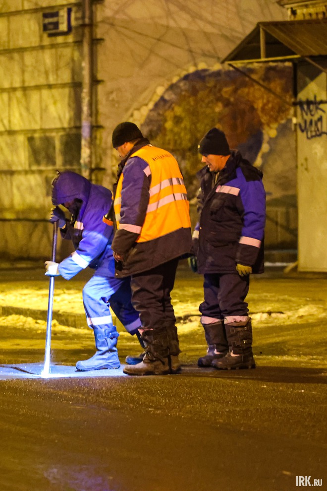 Повреждённый участок водопровода был отключён бригадой МУП «Водоканал».