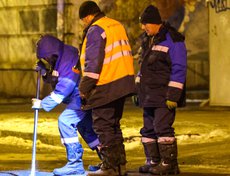 Повреждённый участок водопровода был отключён бригадой МУП «Водоканал».