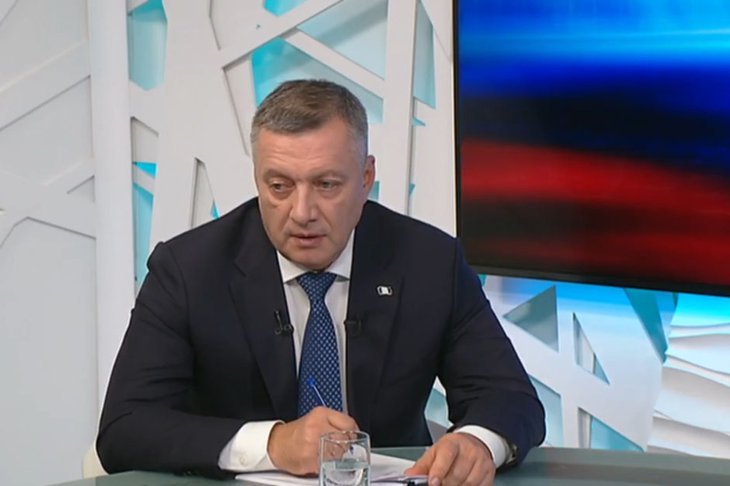 Игорь Кобзев. Скриншот прямой линии с губернатором