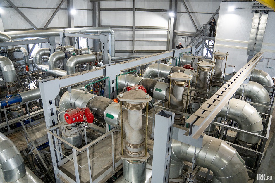 При строительстве теплового луча также возвели семь центральных тепловых пунктов