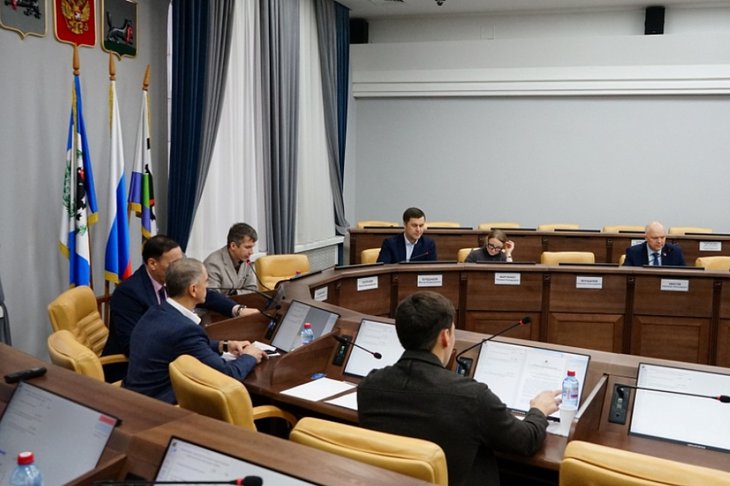 Заседание. Фото пресс-службы думы Иркутска