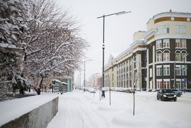Снег в Иркутске. Фото Маргариты Романовой, IRK.ru