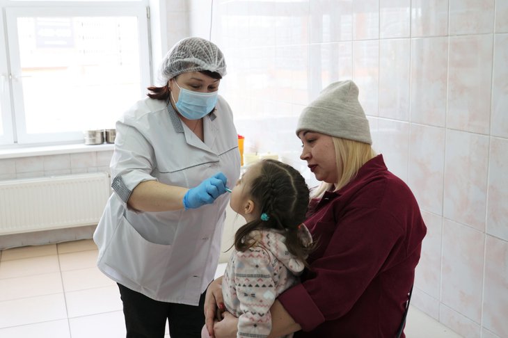 Детская поликлиника. Фото пресс-службы правительства Иркутской области