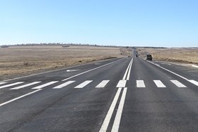 Дорога. Фото пресс-службы правительства Иркутской области
