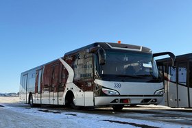 Автобус. Фото из телеграм-канала аэропорта Иркутска