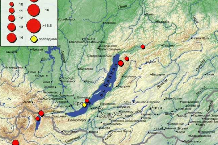 Землетрясение. Фото с сайта Байкальского филиала Единой геофизической службы РАН