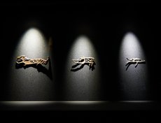 Здесь же представлены профильные изображения хищных или хтонических существ.