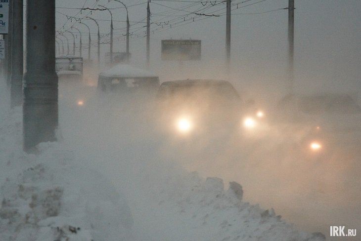 Метель в Иркутске. Фото из архива IRK.ru