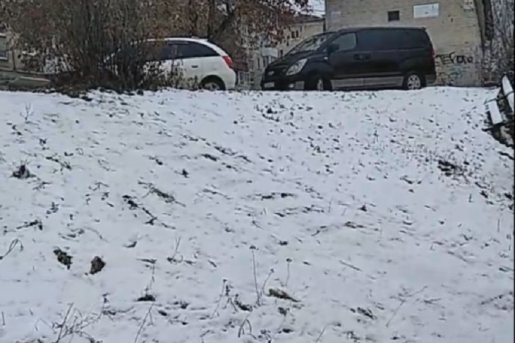 Лестница. Скриншот видео очевидцев