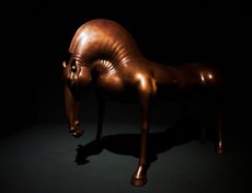 Скульптура «Сэтэр» — изображение легендарного коня Чингисхана.