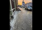 Гололед в центре Иркутска. Фото предоставлено очевидцем