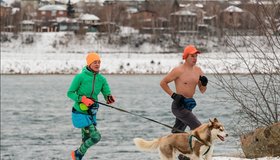 «5 Вёрст» . Общегородская пробежка. Моржовый переполох
