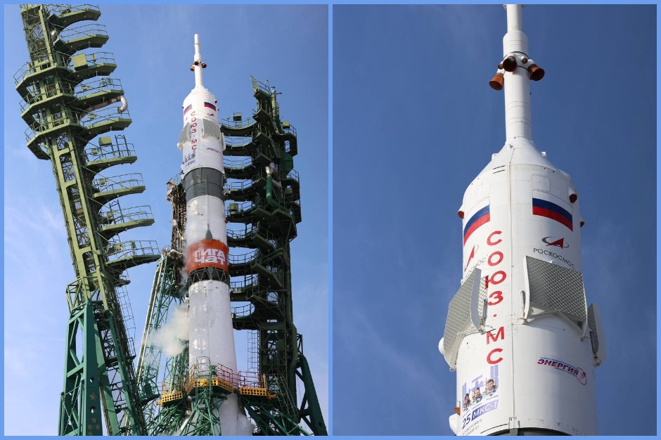 «Союз МС-28». Фото из телеграм-канала Роскосмоса