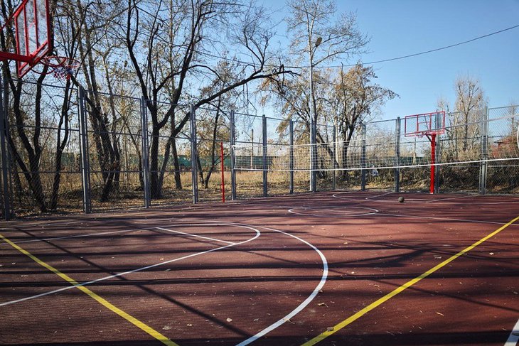 Спортивная площадка. Фото пресс-службы администрации Иркутска