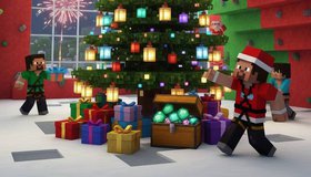 Новогоднее шоу в стиле Майнкрафт