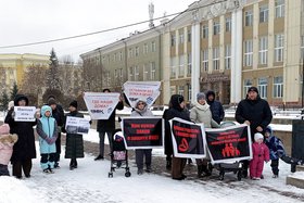 Митинг. Фото Ольги Фонарёвой, IRK.ru