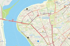 Пробки 27 ноября. Скриншот с сайта www.2gis.ru*