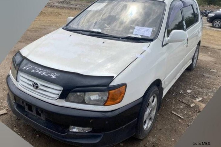 Автомобиль подсудимого. Фото пресс-службы ГУ МВД России по Иркутской области