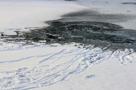 Лед. Фото ГУ МЧС России по Иркутской области