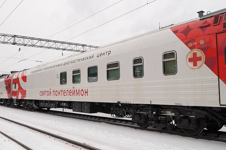 Поезд. Фото пресс-службы правительства Иркутской области