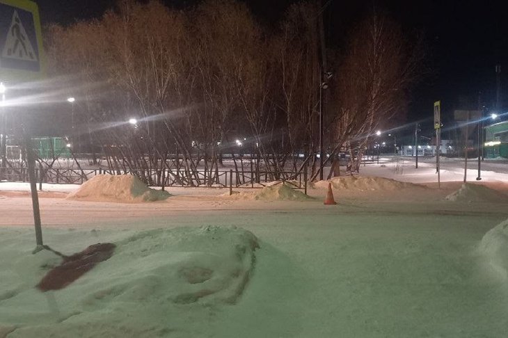 Место аварии. Фото МВД Братска