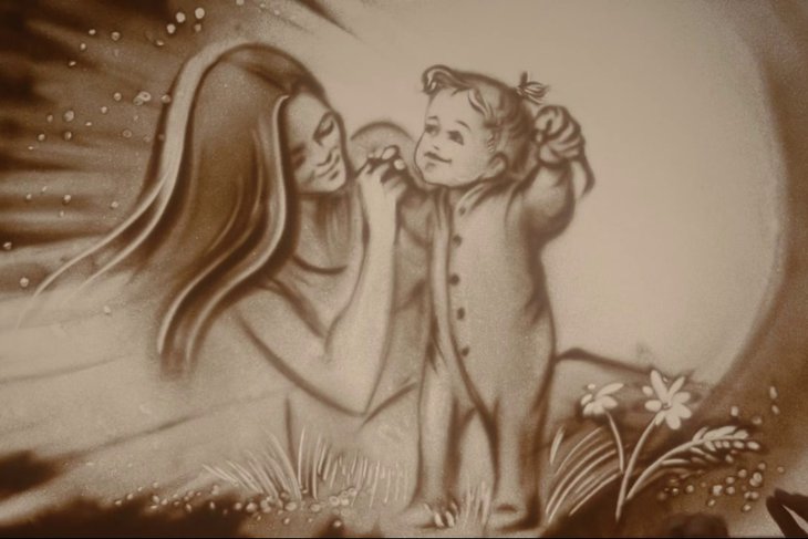 День матери. Скриншот клипа певицы Юты