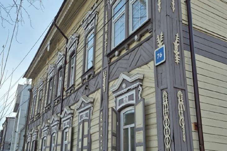 Фасад здания в центре города. Фото пресс-службы администрации Иркутска