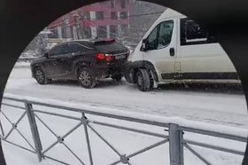 Момент после ДТП. Скриншот из видео очевидца