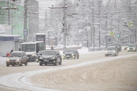 Проезжая часть. Фото Маргариты Романовой, IRK.ru