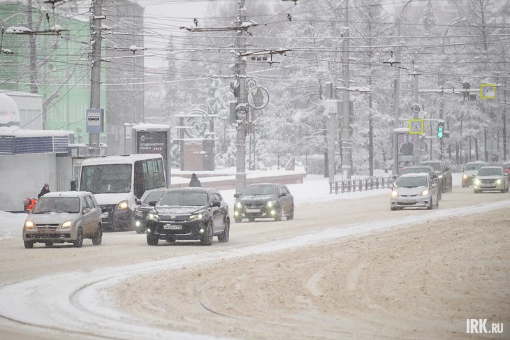 Проезжая часть. Фото Маргариты Романовой, IRK.ru