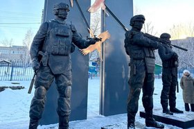 Памятник. Фото пресс-службы администрации Братска