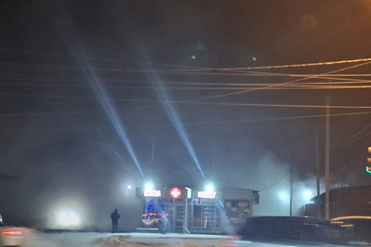 Пар от стоков. Фото от очевидца Евгения