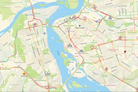 Пробки в Иркутске. Скриншот с сервиса 2ГИС