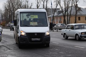 Маршрутка. Фото пресс-службы администрации Иркутска