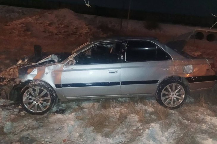 ДТП в Свирске. Фото пресс-службы Госавтоинспекции Иркутской области