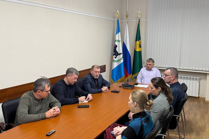 Заседание КЧС. Фото из телеграм-канала Сергея Петрова