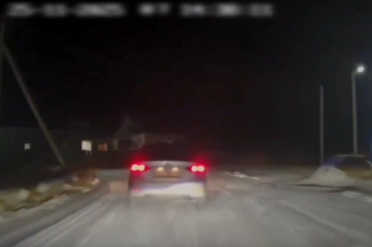 Погоня. Скриншот видео пресс-службы Госавтоинспекции Иркутской области