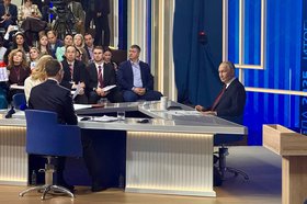 Прямая линия с Владимиром Путиным. Фото Наталии Раткевич, IRK.ru