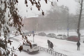 Метель в Иркутске. Фото Марины Палеевой, IRK.ru