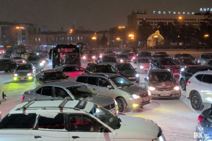 Пробка. Фото IRK.ru